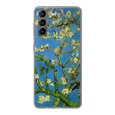Hoesje voor Samsung Galaxy S21 - Amandelbloessem - Vincent van Gogh - Siliconen