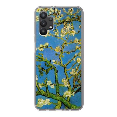 Hoesje voor Samsung Galaxy A32 5G - Amandelbloessem - Vincent van Gogh - Siliconen