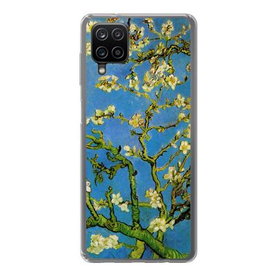 Hoesje voor Samsung Galaxy A12 - Amandelbloessem - Vincent van Gogh - Siliconen