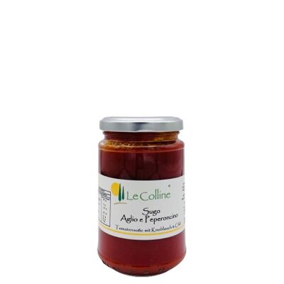 Salsa di pomodoro con aglio e peperoncino 280g