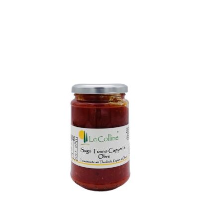 Sauce tomate au thon, câpres et olives 280g
