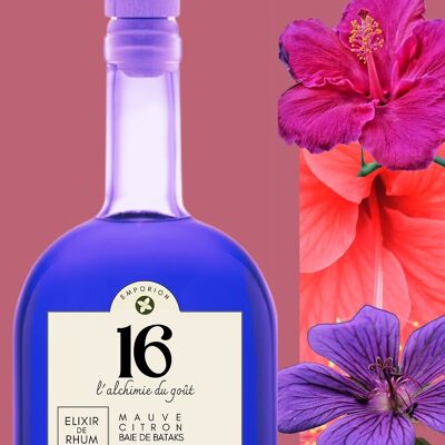 Ron arreglado 16 Lima-Albahaca morada 500ml