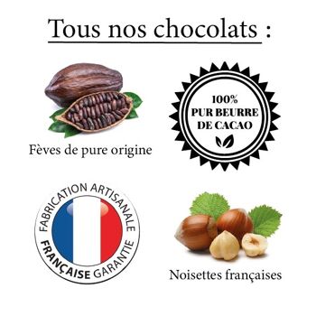 Orangettes Chocolat NOIR 71% - 90g 4