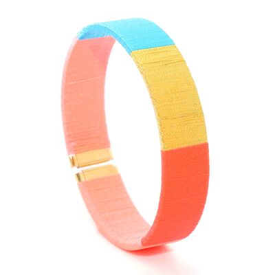 Bracciale rigido TAO turchese fluo