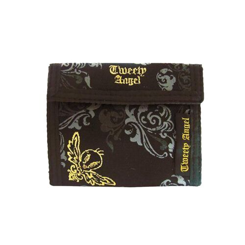 Tweety Angel Black Velcro Wallet