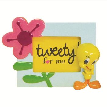 Cadre photo fleur d'oiseau Tweety 2