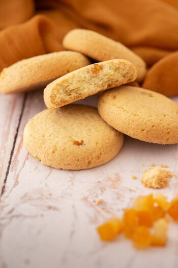 Biscuit Bio Végan Vrac 3kg - Sablé orange confite & huile essentielle d'orange 3