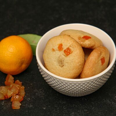 Biscuit Bio Végan Vrac 3kg - Sablé orange confite & huile essentielle d'orange
