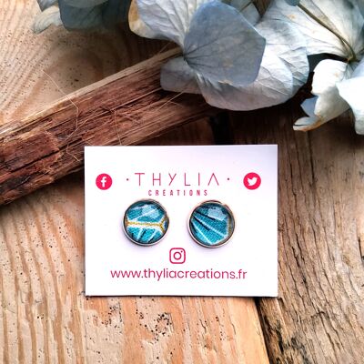 Turquoise Ryam chip earrings