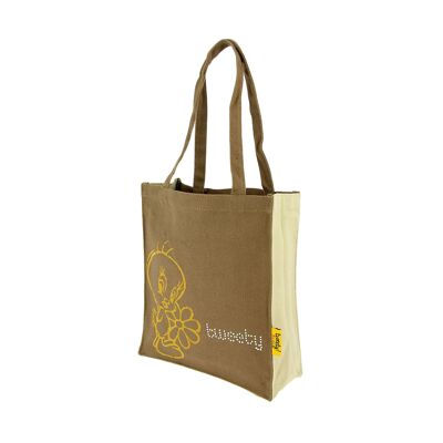 Bolsa Tote Tweety Beige