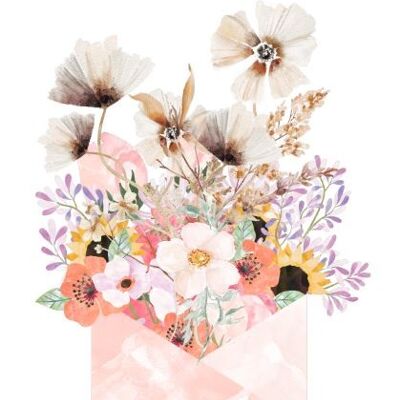 Carta sostenibile - posta di fiori