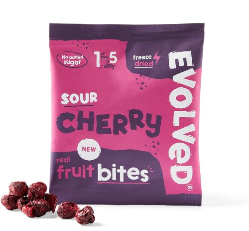 Evolved Fruit Snacks | Sour Cherry | 24 Packs