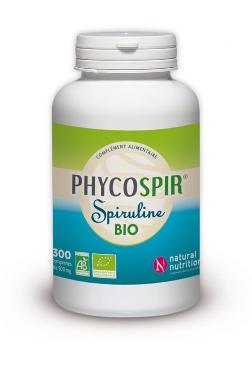 Spiruline Phycospir Bio 300 comprimés - Immunité Micro algue, maxi vitalité