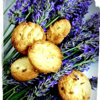 Lavender Flower Shortbread Bulk Biscuits