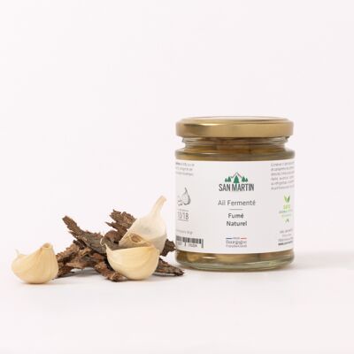 Fermented Garlic (Pickled Garlic) - Natural Smoked 375g/225g