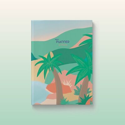 My 12-month Planner • reinvented diary without date - Jungle color