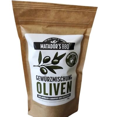 MATADOR'S BBQ® Mélange d'épices pour olives, 100g, paquet XL !