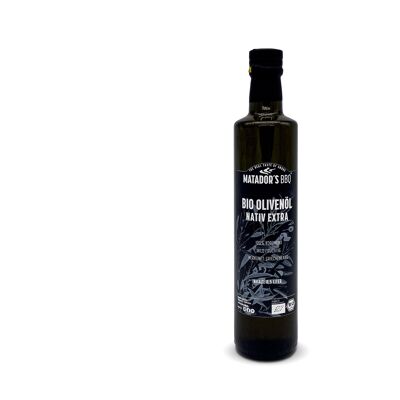 HUILE D'OLIVE BIOLOGIQUE MATADOR'S BBQ®, bouteille 0.5l