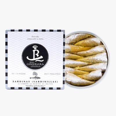 Sardines à l'huile d'olive au citron