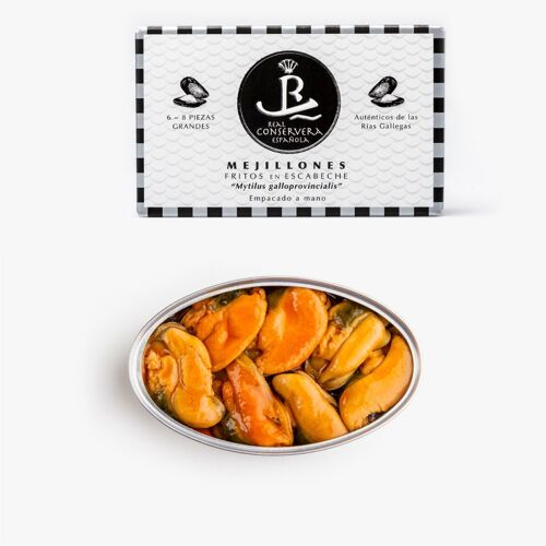 Mejillones fritos en escabeche - 7/9 piezas (OL-120)