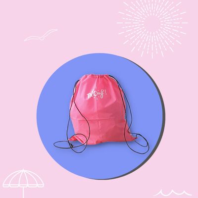 Transport backpack waterproof material: pink