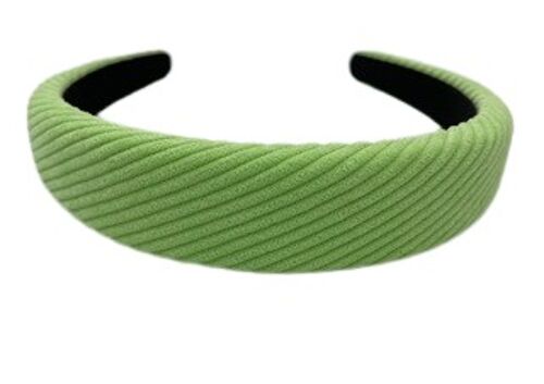 Green Suedette Texture Headband