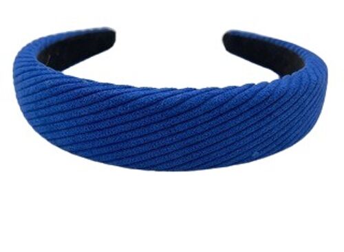 Royal Blue Suedette Texture Headband