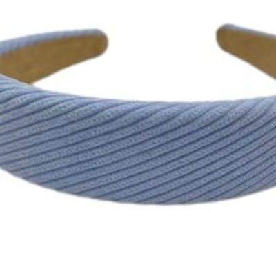 Blue Suedette Texture Headband