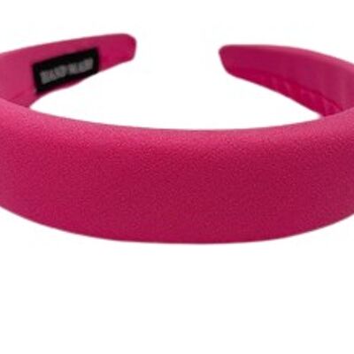 Fuchsia Suedette Textured Headband