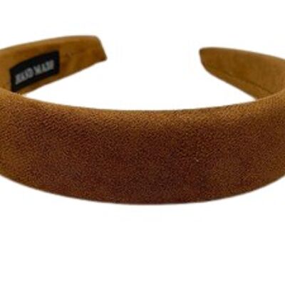 Tan Suedette Textured Headband