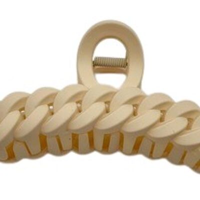 Nude Matt Chain Hair Claw