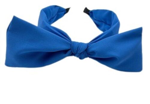 Aqua Oversized Bow Headband