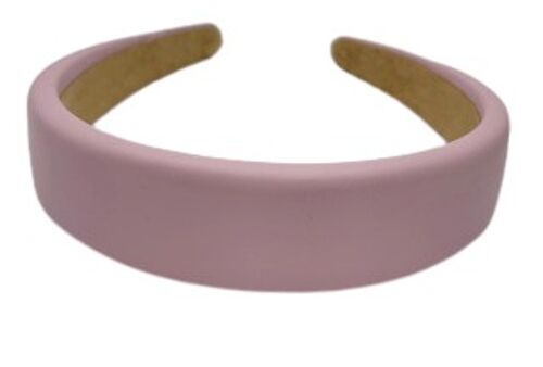 Lilac Faux Leather Headband