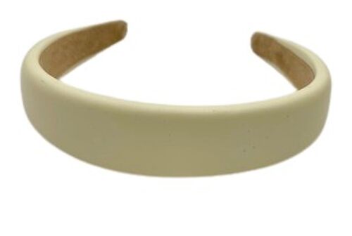 Lemon Faux Leather Headband