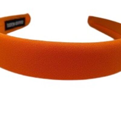 Orange Farbblock-Stirnband