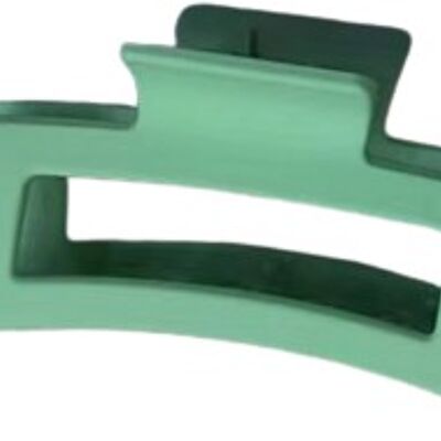 Light Green Rectangle Hair Claw