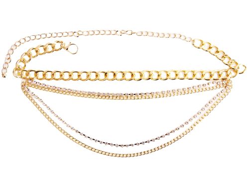 Gold Multi Layer Belly Chain