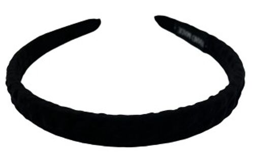 Black Raised Squares Headband