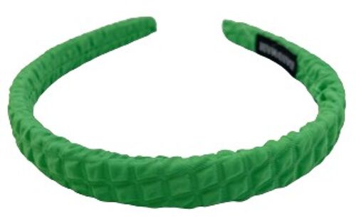 Green Raised Squares Headband