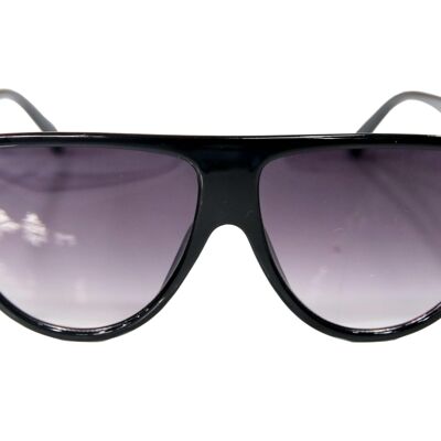 Sonnenbrille mit schwarzem Rahmen