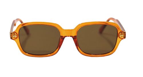 Orange Square Sunglasses
