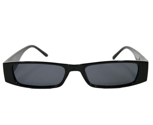 Black Thin Frame Sunglasses