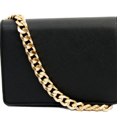 Gold Chain Shoulder PU Bag