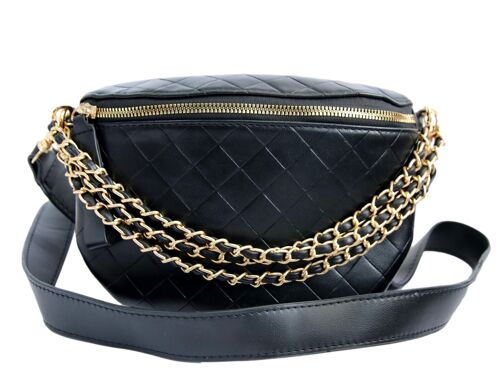 Black chain bag