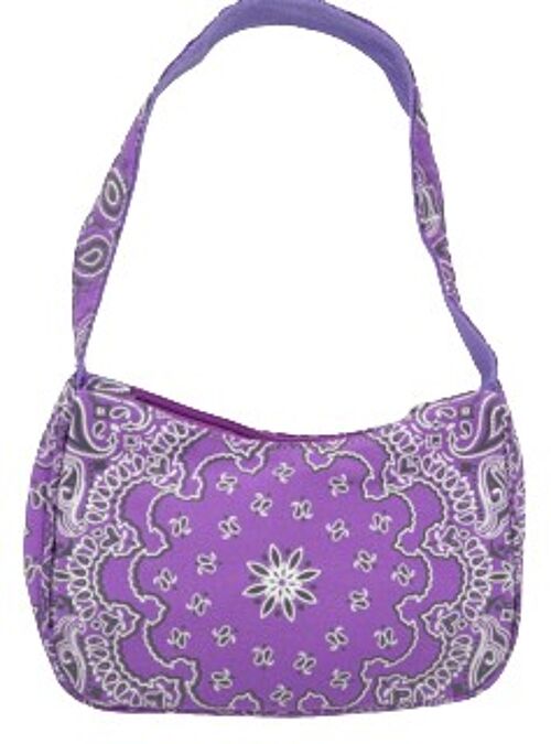 Purple Bandana Bag