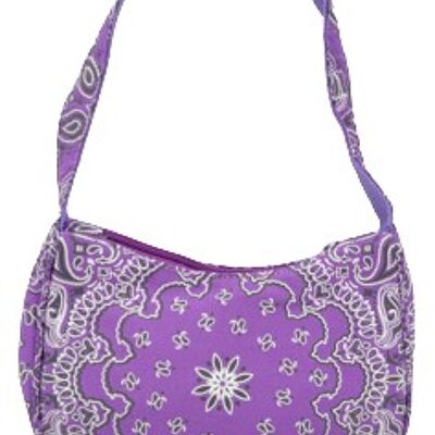 Purple Bandana Bag