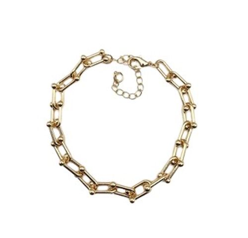 Gold Chain Link Anklet