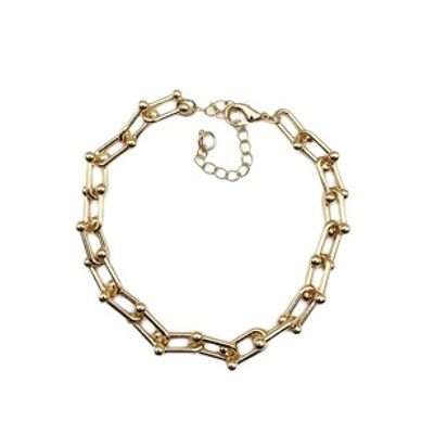 Gold Chain Link Anklet
