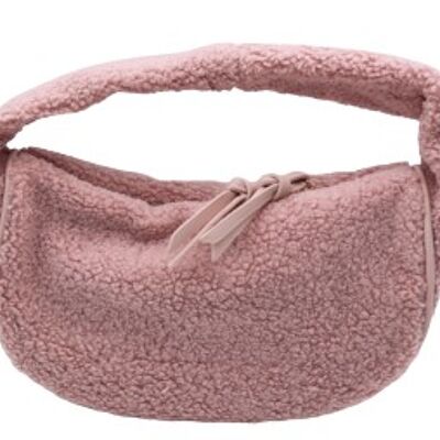 Bolso de mano Teddy rosa