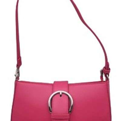 Pink Shoulder Bag With Strap